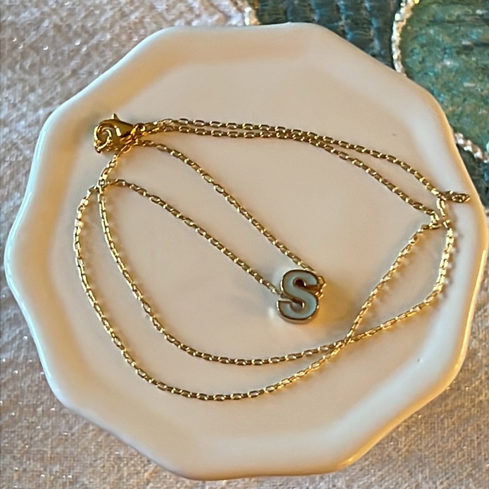 Letter S Necklace